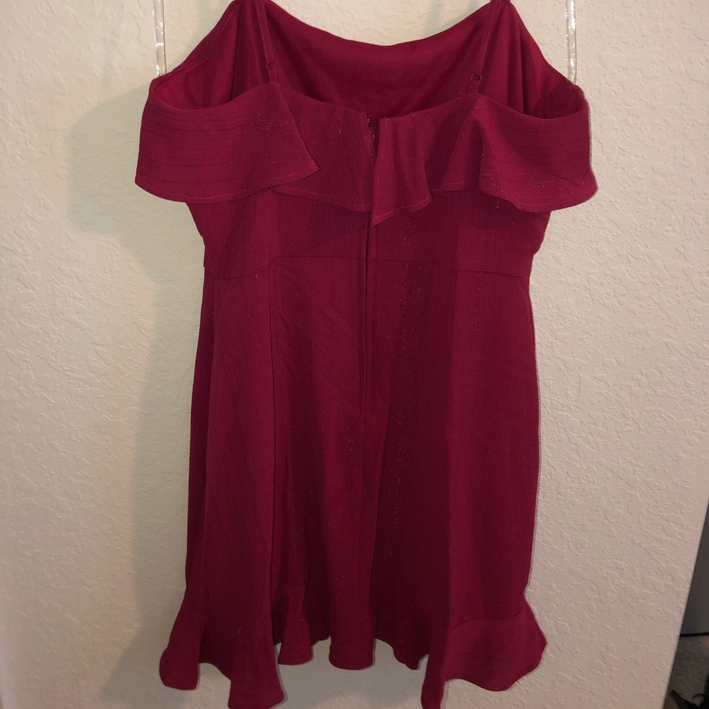 Glitter Ruffle Dress - Picture 2 of 3